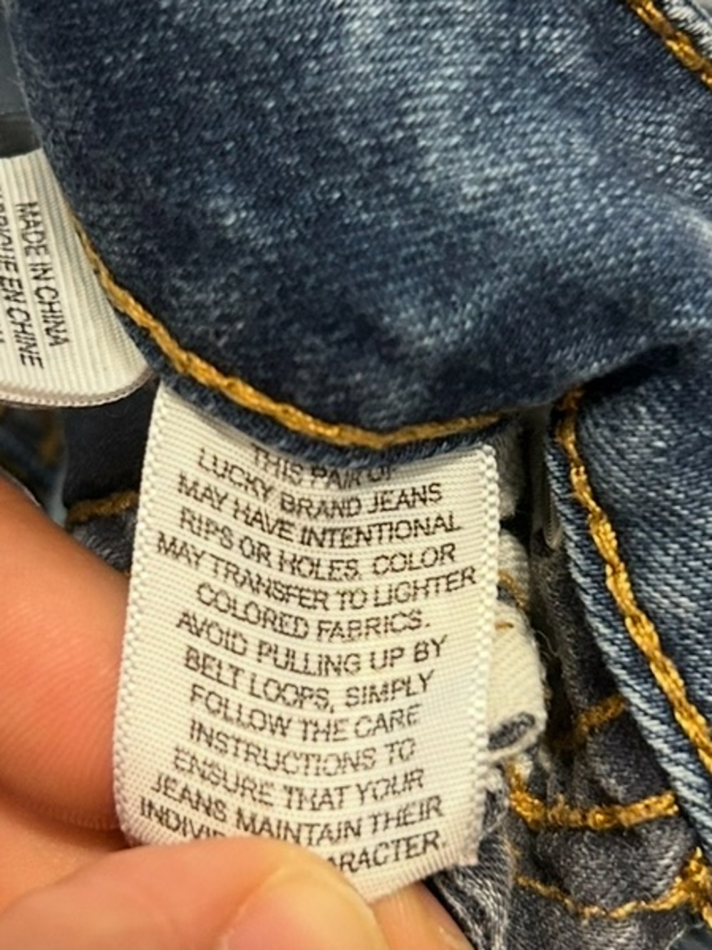 Lucky Brand Sweet N Low Straight Leg Jeans Women’s Size 6 Blue Denim Ultra - Picture 7 of 8